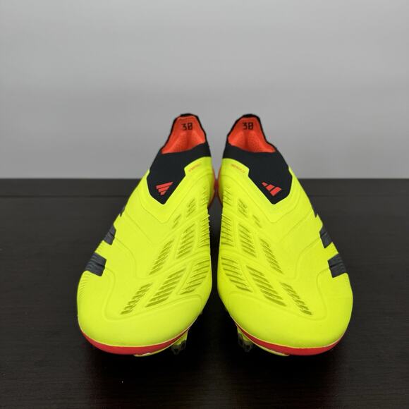 adidas Predator Elite Laceless FG Soccer Cleats Yellow Black Men 9.5 Women 10.5 main image 10